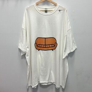 Men’s White Orange Sofa Couch Graphic Tee Size 5XL